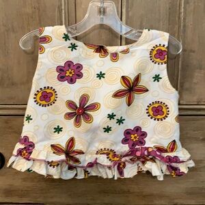 4/$20 Jelly the pug floral crop top